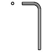 Hex Wrench, 5/32" for Center Reject Pin, 10 Pack, Acorn
