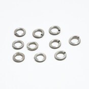 #8 Helical Stainless Steel Lock Washer, 10 Pack, Acorn