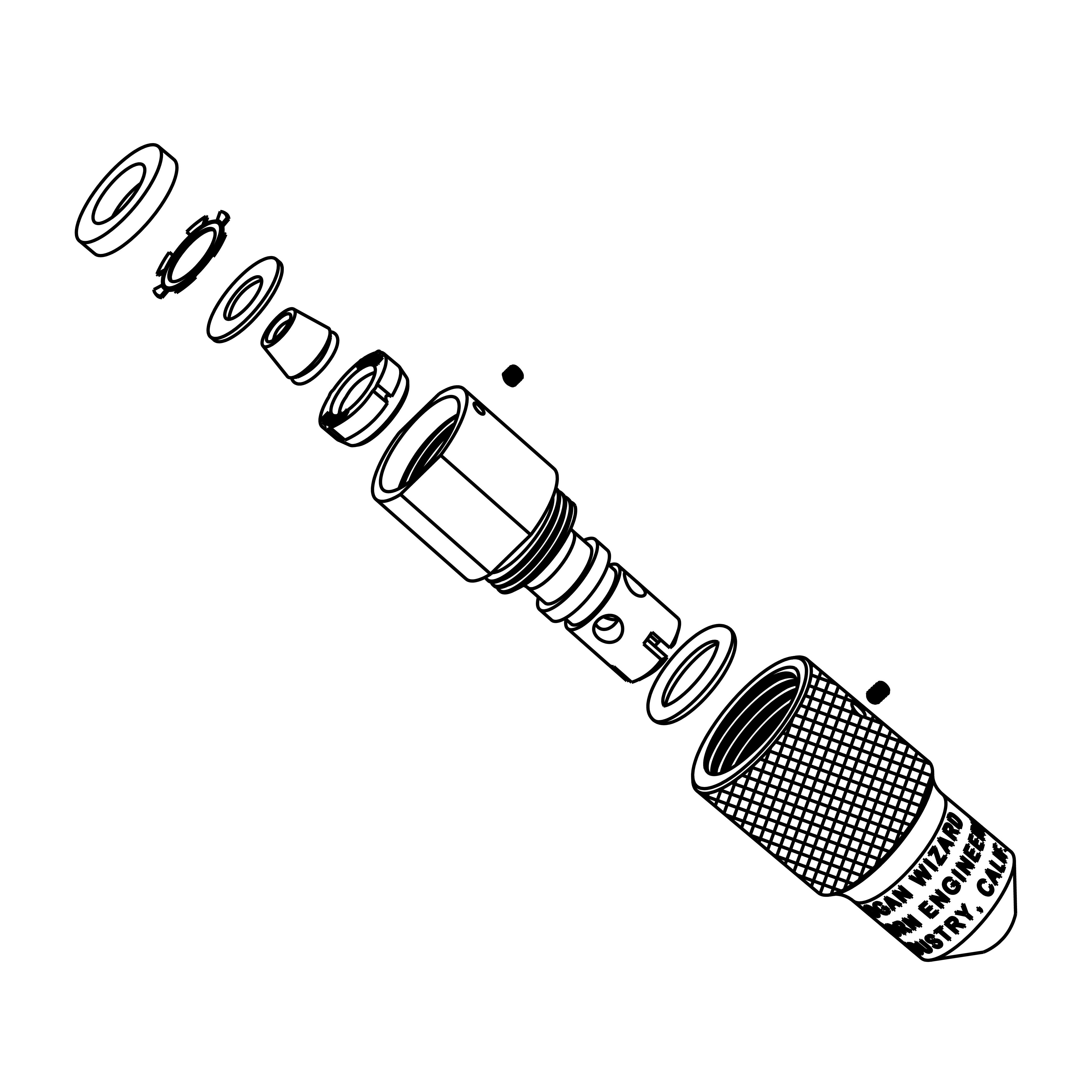 Rigid Shower Head (801) Acorn