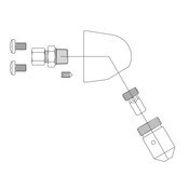 Penal Shower Head Assembly, Acorn