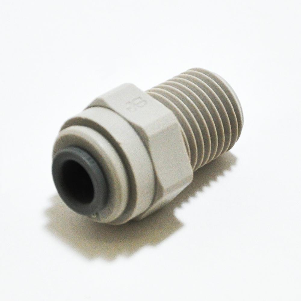 Fitting Guest 1/4 Npt X 1/4 Press Lock, 10-Pack, Acorn