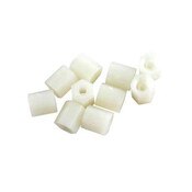 Nylon Compression Ferrule Nut, 1/8 Inch, 10 Pack, Acorn