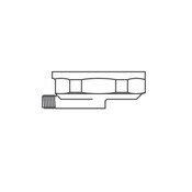 Diaphragm Retainer, Side Outlet, Acorn