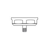 Diaphragm Retainer, Back Outlet, Acorn
