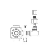 Single Temperature 0.5 GPM Air-Control Body Assembly, Lavy, Acorn