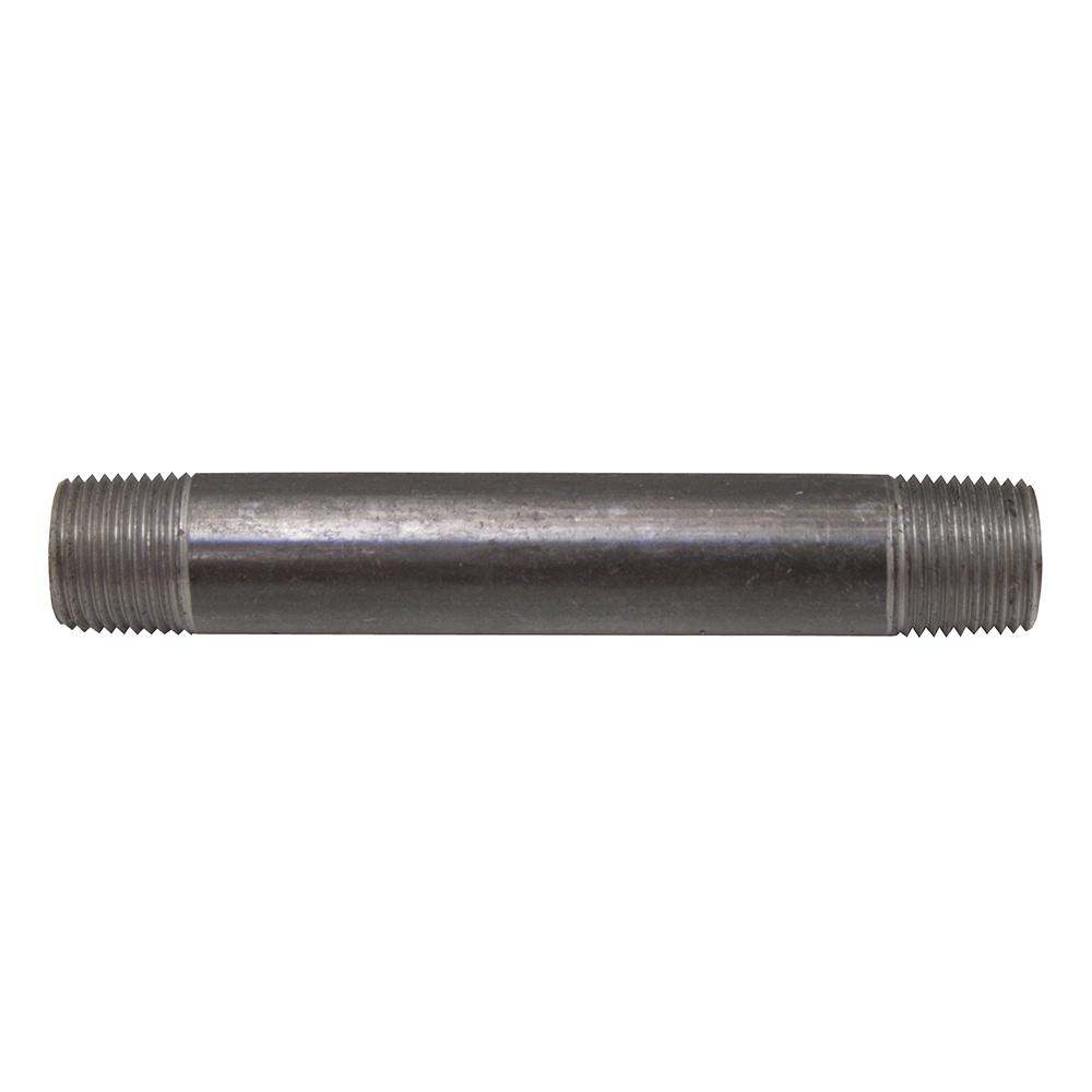 1/2 X 3 Inch Black Nipple SCH40