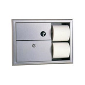 Sanitary Napkin Disposal and Toilet Tissue Dispenser, Bobrick