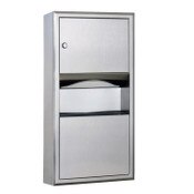 Paper Towel Dispenser / Waste Receptacle, Bobrick