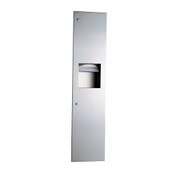 Trimline Paper Towel Dispenser / Waste Receptacle, Bobrick