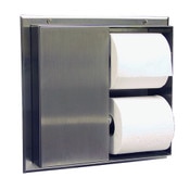 Partition Mounted Multi-Roll Toilet Tissue Dispenser (Serves 2 Compartments), Bobrick