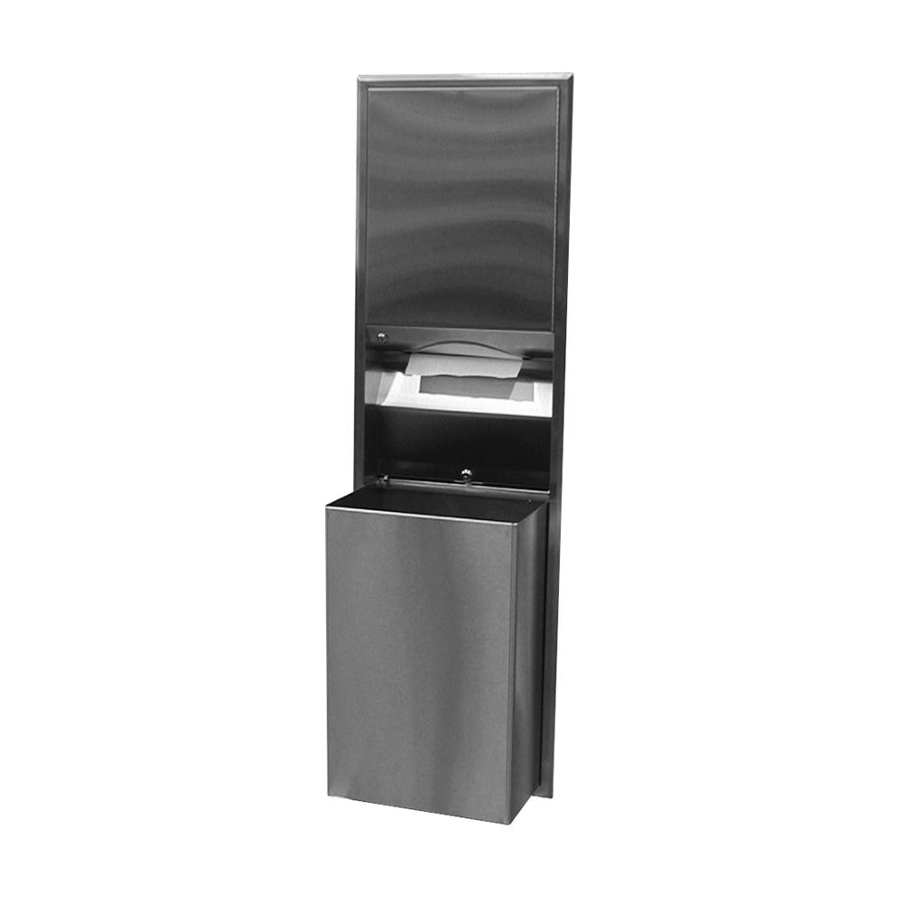 Convertible Paper Towel Dispenser / Waste Receptacle