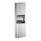 Surface Mounted Convertible Paper Towel Dispenser / Waste Receptacle, Bobrick