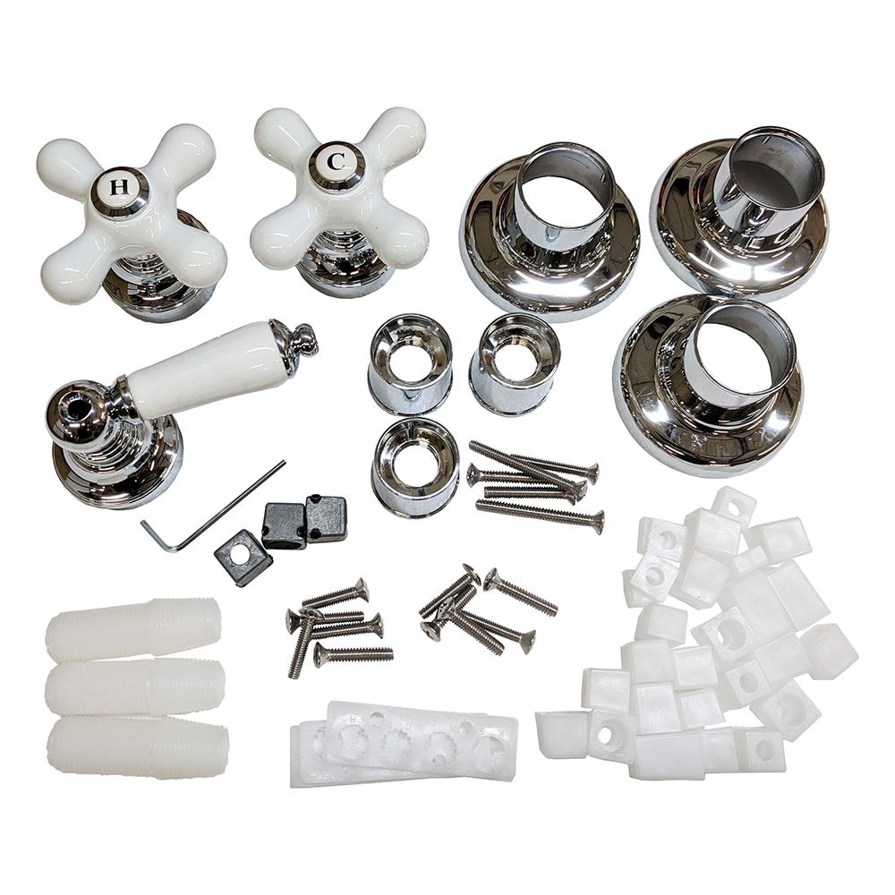 Trim Kit Tub And Shower Chrome Fits Universal