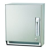 12-1/4 Inch Width x 15 Inch Height x 10-3/8 Inch Depth Stainless Steel Surface Mounted Roll Paper T