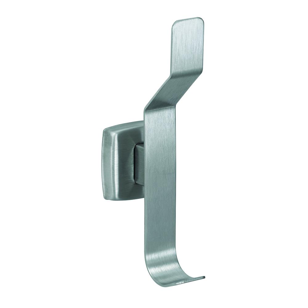 2 5/8 Inch Satin Stainless Steel Hat and Coat Hook