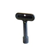 Hydrant Tee Handle Key, 3/8 Inch, Square, Metal, fits Zurn