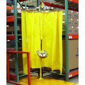 Emergency/Privacy Shower Curtain and Rod