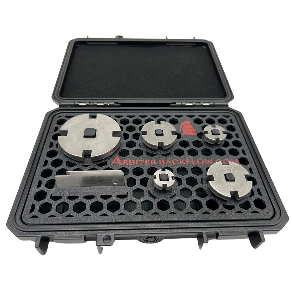 Check Valve and Relief Valve Wrench Set for Conbraco-Apollo (6) In A Case