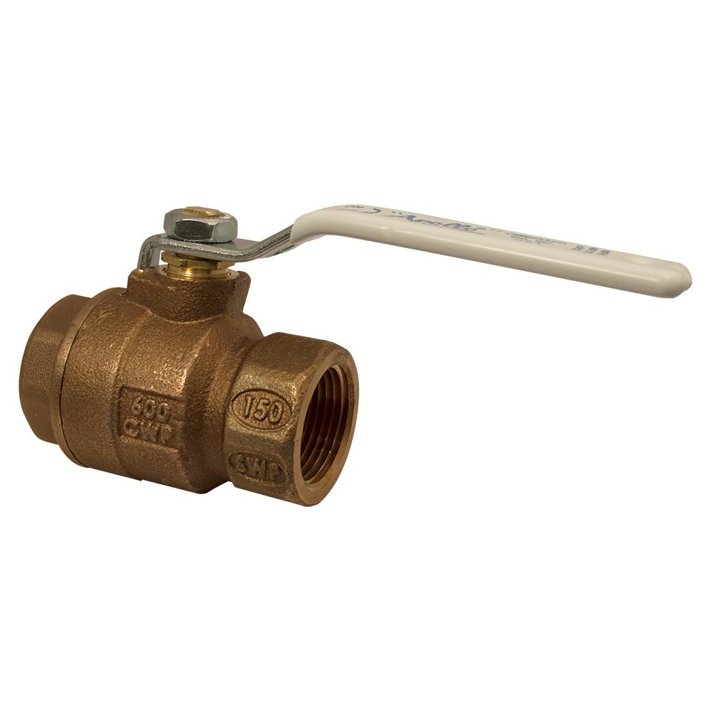 Ball Valve 3/4 Inch IPS Full Port Lead Free Bronze, Conbraco Apollo