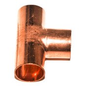 3/4 Inch C X C X C Tee Wrot Copper