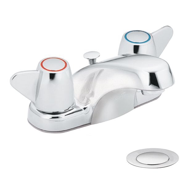 Cornerstone Faucet Two Handle 4 Inch Centerset With Popup Ch