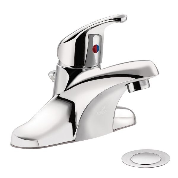 Faucet Lav Single Handle 4 Cc 1/2 Ips 50/50 Waste 1.2 Gpm