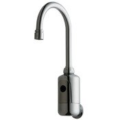 Touch-Free, Programmable Faucet With Above-Deck Electronics, Concealed Internal Temperature Control