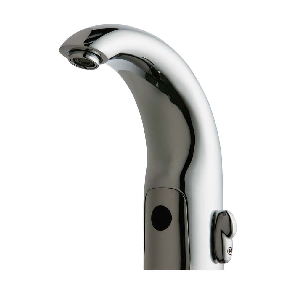 Touch Free Faucet 0.5 GPM Single Hole Electronic Spout W/Mi