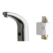 Touch-Free, Programmable Faucet With Above-Deck Electronics, Single Hole, Pressure Compensating Eco