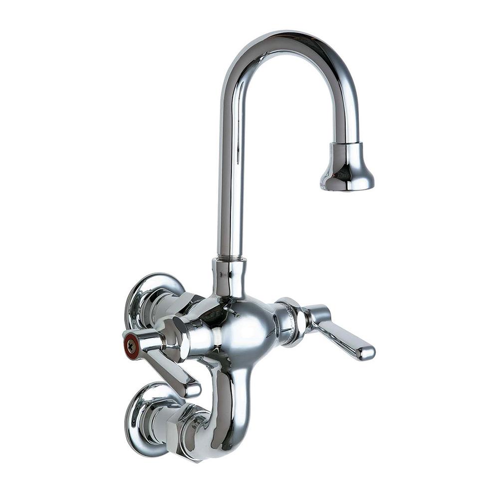 Wall Mount Manual Sink 3 In Vertical Centers 1.5 GPM Quaturn