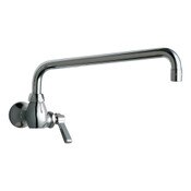 Single-Hole Wall-Mounted Pot And Kettle Filler, 2-3/8" Lever Handle (369-Coldjkcp), Single Hole, Pr