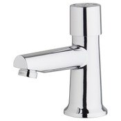 Deck-Mounted Metering Sink Faucet, Single-Hole Mounting, 1-5/8" MP Metering Push Handle (3500-004Kj