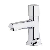 Deck-Mounted Metering Sink Faucet, Single-Hole Mounting, Concealed Internal Temperature Control Mix