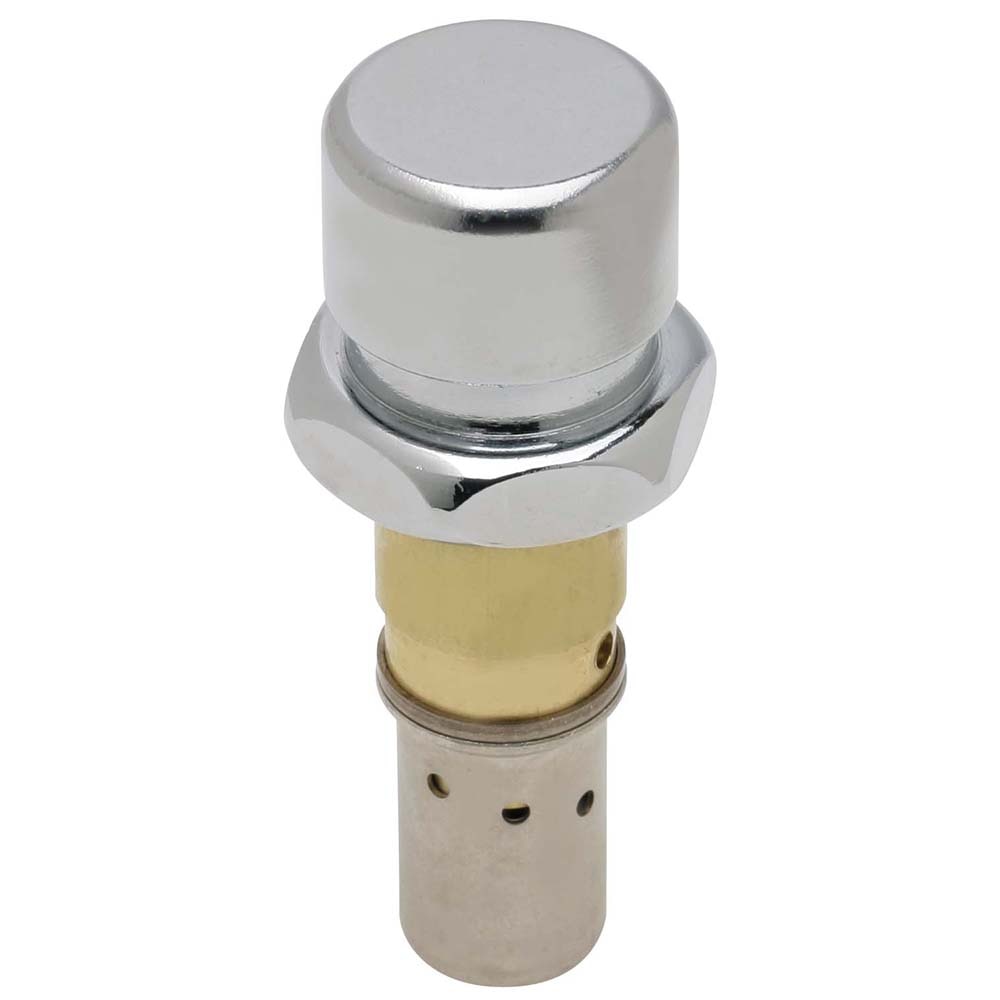 Naiad Push Metering Cartridge with Fast Cycle Time Closure, Short Stem for Exposed Caps, for use with Foot Operated Pedal Boxes, Low Flow, Chicago