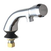 Deck-Mounted Single-Inlet Metering Sink Faucet, 1/2" Npsm Supply Inlet With Coupling Nut For 3/8" O