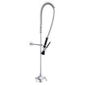 Pre-Rinse Fitting, Single-Hole Mount, 2-3/8" Lever Handle (369-Prjkcp), Pipe Strap And Hook Assembl