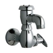 Inside Sill Fitting, Polished Chrome, 1/2" Npt Female Thread Inlet, 2-1/4" Tee Handle (293-006Jkrcf