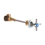 Remote Angle Valve, Includes Wall Flange And Extension Rod, Needle Valve Compression Operating Cart