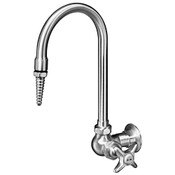 Wall-Mounted, Tin-Lined Laboratory Pure Water Fitting, 2-1/2" Cross Handle (204-Dwjkcp), Klo-Self-C