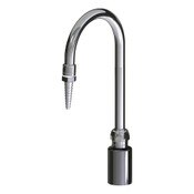 Deck-Mounted Remote Spout, Laboratory Nozzle With 10 Serrations For Laboratory Hose, 5-1/4" Rigid/S