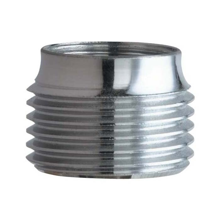 3/4 Inch Hose Thread Male Outlet, Full Flow, 13/16 Inch-24 Female Thread Inlet, Chicago