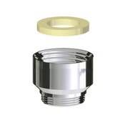 Spout Outlet Adapter, 13/16" - 24 Npsm Male Outlet, 3/4" - 11-1/2 Female Hose Inlet