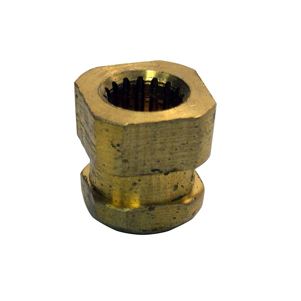 Brass Spud Adapter (2-1, 9/16) For American Standard 7/16 In Faucet Handles