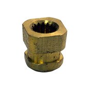 Brass 5/8 In Spud Adapter 3-3 For Union Brass, Briggs, Indiana, and Belvedere Faucet Handles