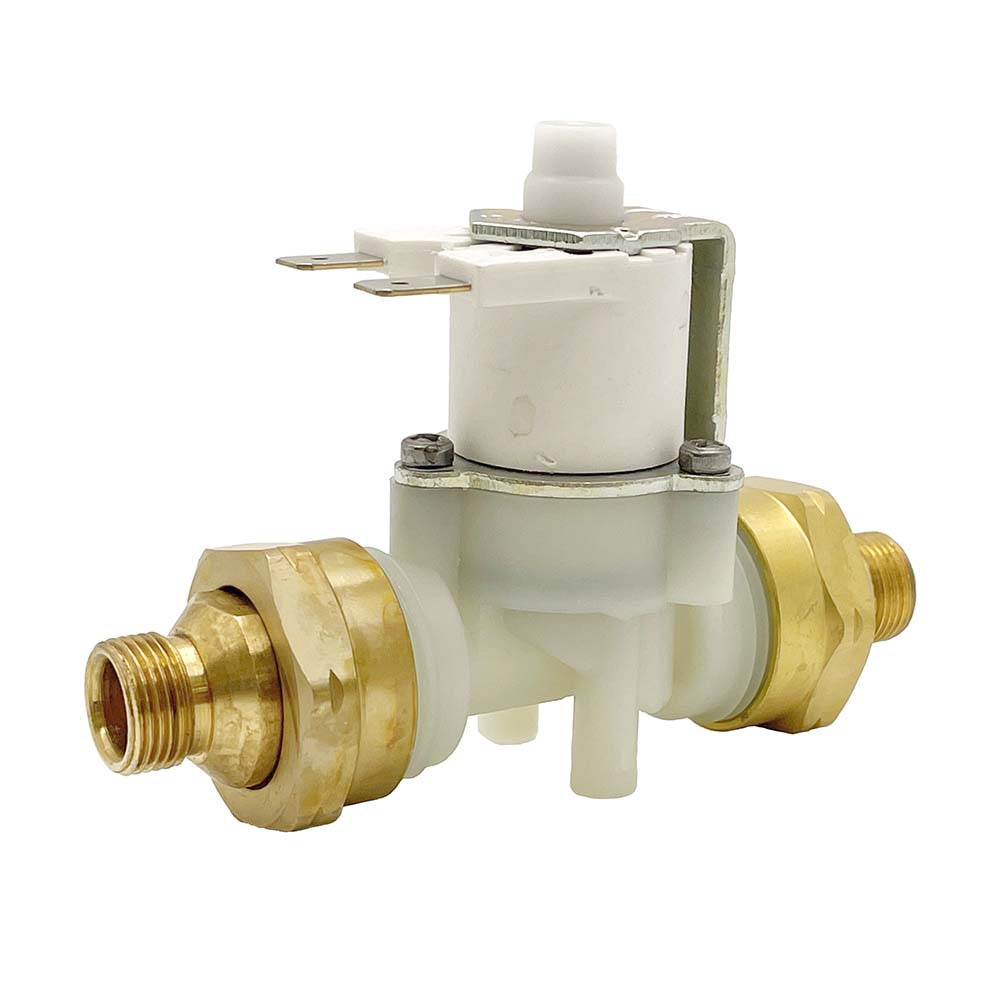 3/4 Inch Solenoid Valve with Adapters 3/8 Inch Compression for Electronic Lavatory Faucet