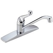 134/100/300/400 Series: Single Handle Kitchen Faucet 1.8 GPM Chrome