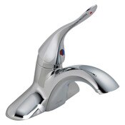 Commercial HDF: Single Handle Centerset Lavatory Faucet Less Pop-Up 1.2 GPM Chrome