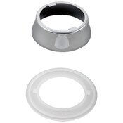 Signature Pullouts: Escutcheon & Gasket, Pull-Out Chrome