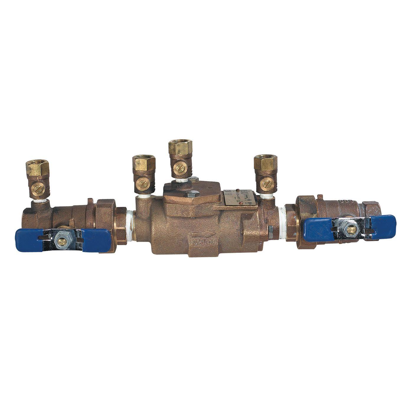 Dbl Chk Valve Assy, 1 1/2, LF, Brz, QT S/O, Union, Small Dia