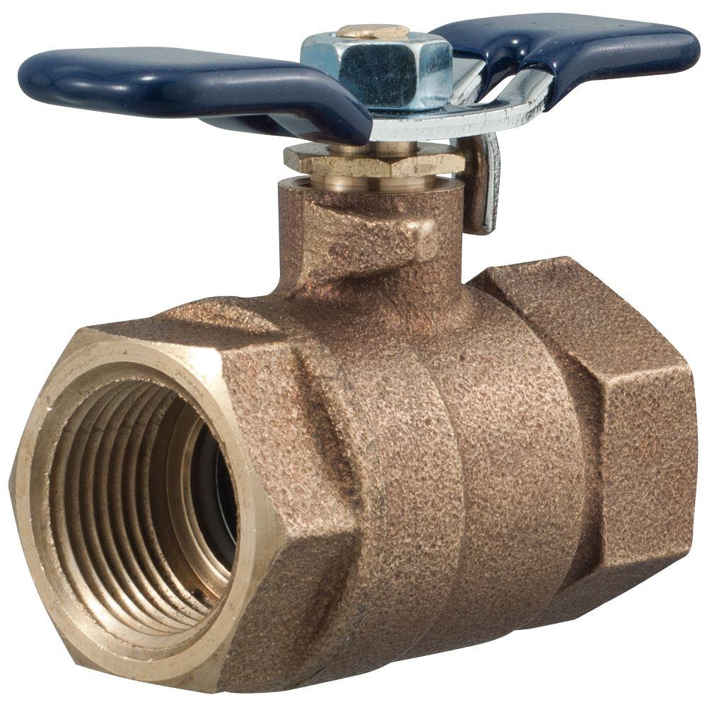 Ball Valve, 1 1/2, Lead Free, Full Port, Threaded, 622